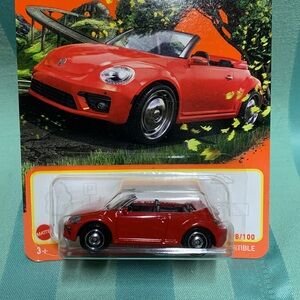 Matchbox 2019 Volkswagen Beetle Convertible Red